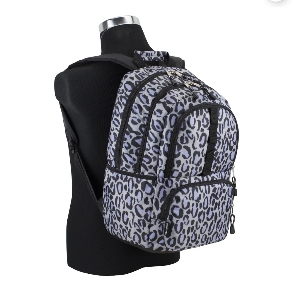 Leopard Print Backpack - Picture 2 of 8